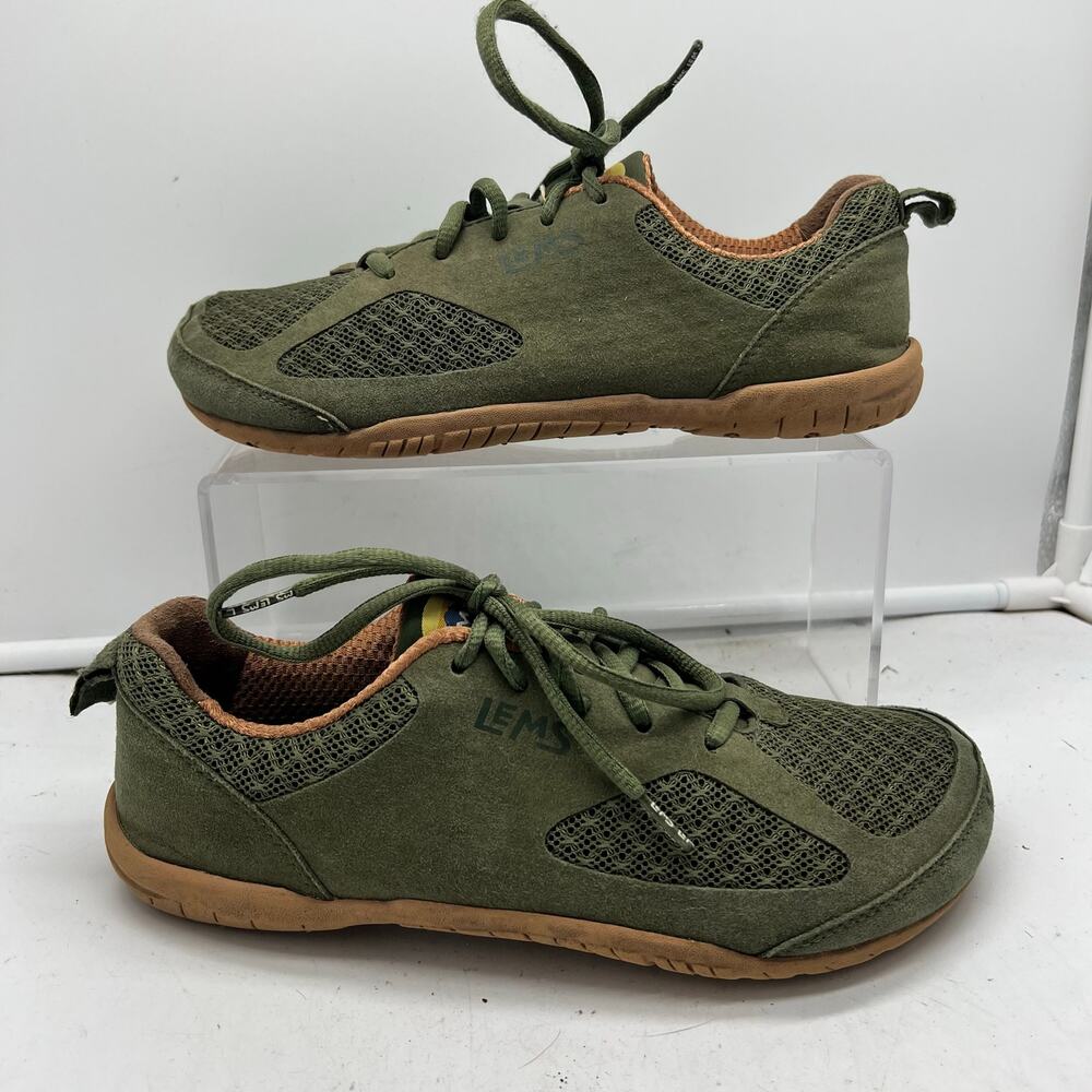 LEMS Primal Shoes Womens 7.5 Green Barefoot Sneakers